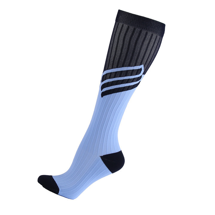 20-30 mmHg Striped Compression Socks Trainer Athletic Compression Stockings Sports Fashion Socks